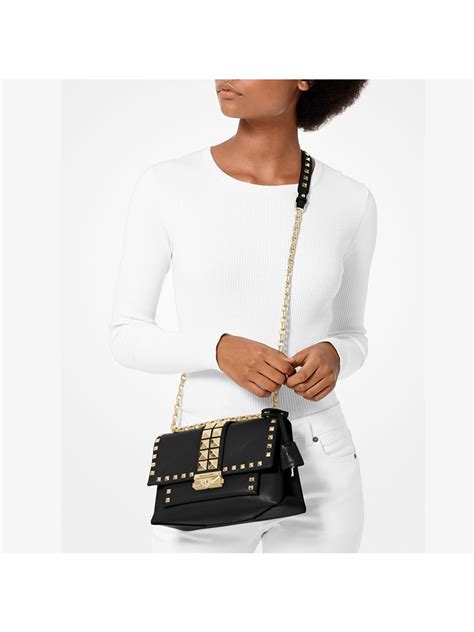 michael kors cece large shoulder bag|cece medium studded shoulder bag.